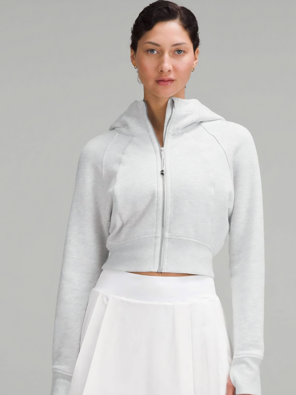 Lululemon Scuba Full-Zip Cropped Hoodie